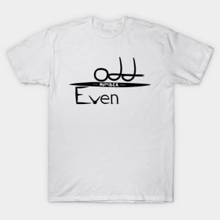 Odd/Even Number T-Shirt